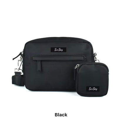 Kose-Krok crossbody-veske for turgåing med hund