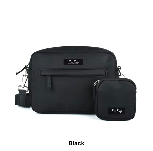 Kose-Krok crossbody-veske for turgåing med hund